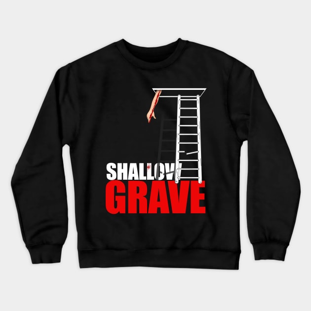 Shallow Grave Design Crewneck Sweatshirt by HellwoodOutfitters